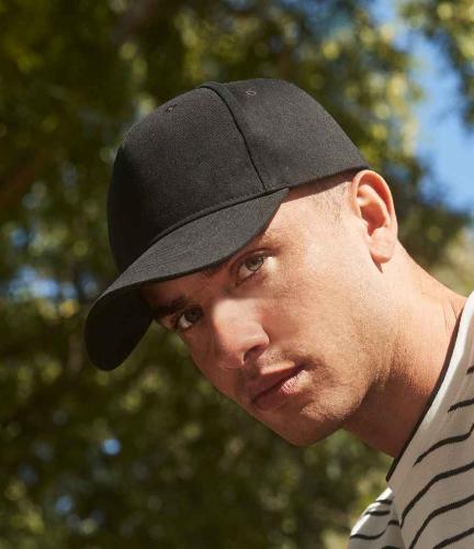 Beechfield Organic Cotton 5 Panel Cap - BLK - ONE